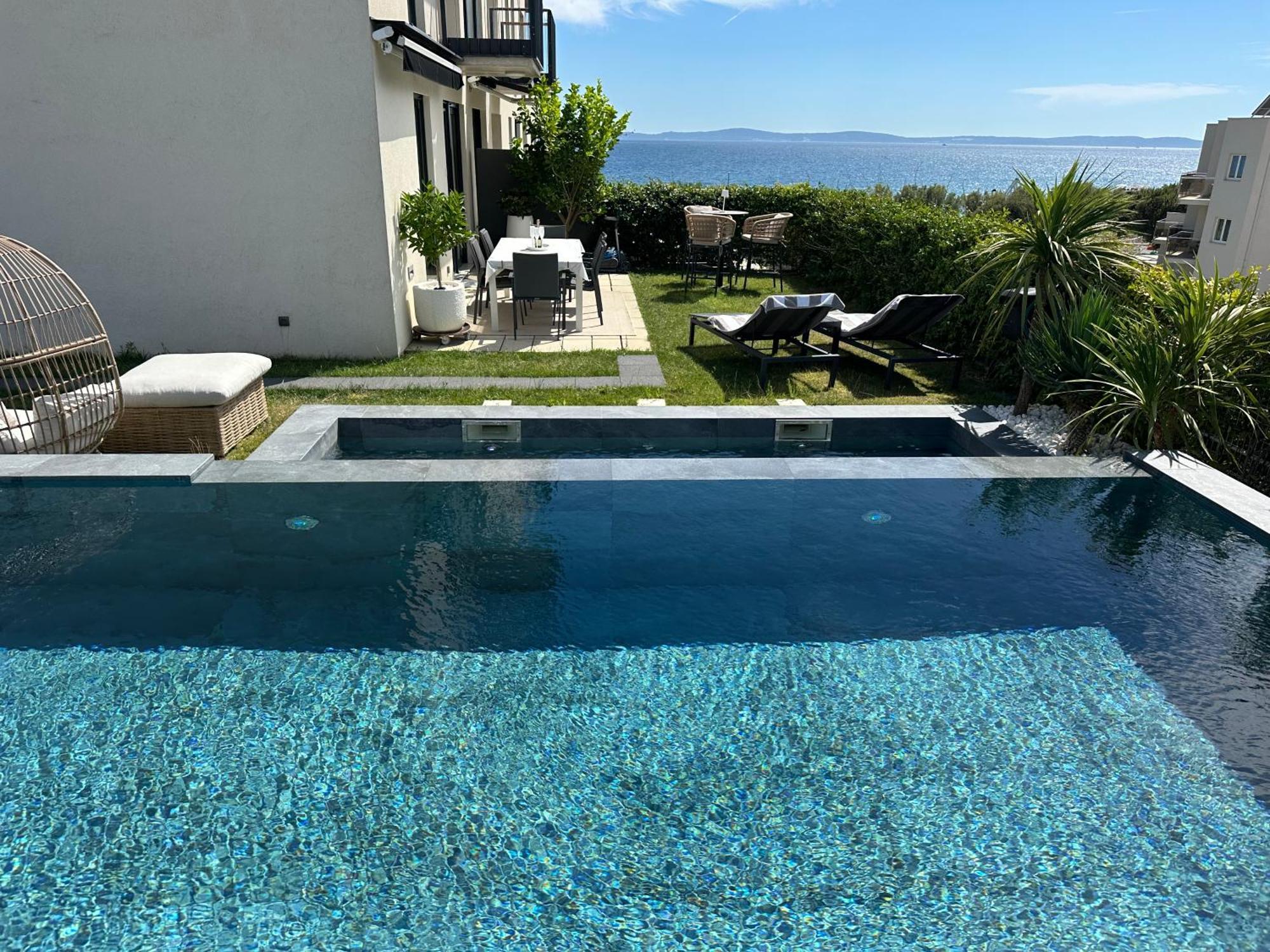 New Luxury With Private Heated Pool And Amazing Terrace With Seaview Apartment